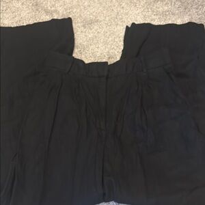 Abercrombie linen Black Women's Pants 27 Short 27S